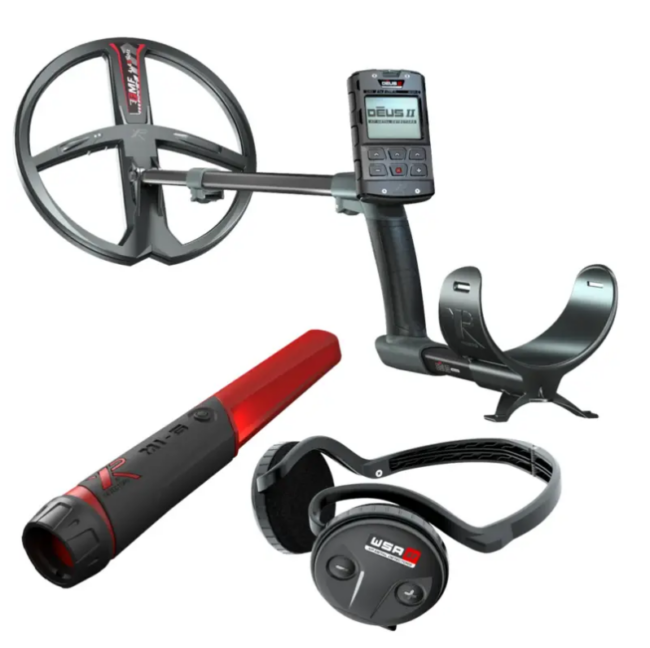 xp deus ii metal detector full + pointer dhurate