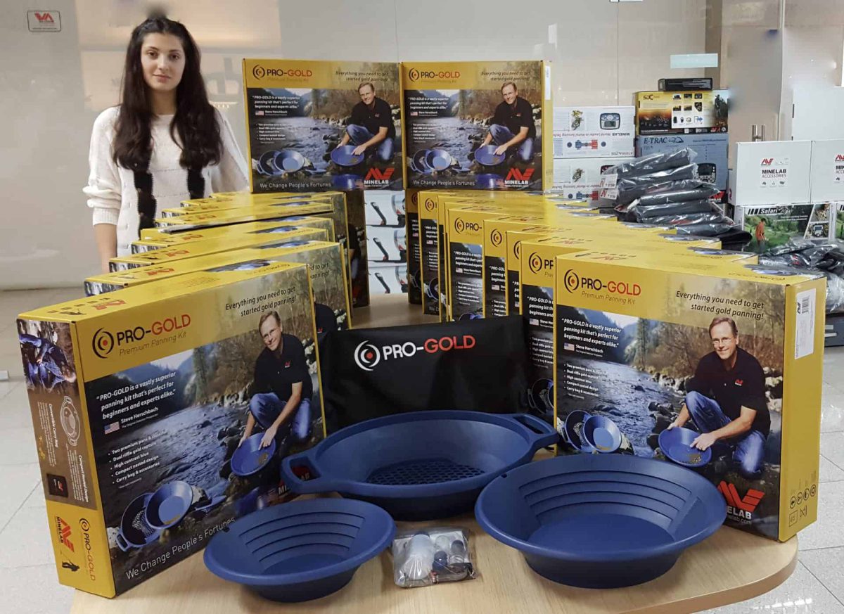 GOLD PAN KIT MINELAB SET PJATASH PER PERPUNIM TE FLORIRIT