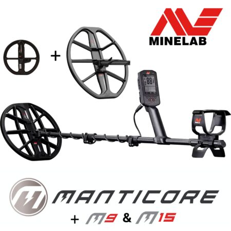 MINELAB MINELAB MANTICORE ME NDARJE DY DIMENSIONALE + COIL 15″ + COIL 9″ DHURATE
